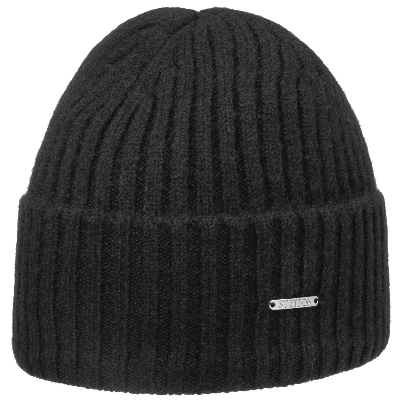 Stetson Cashmere Beanie, Black 8599211 1