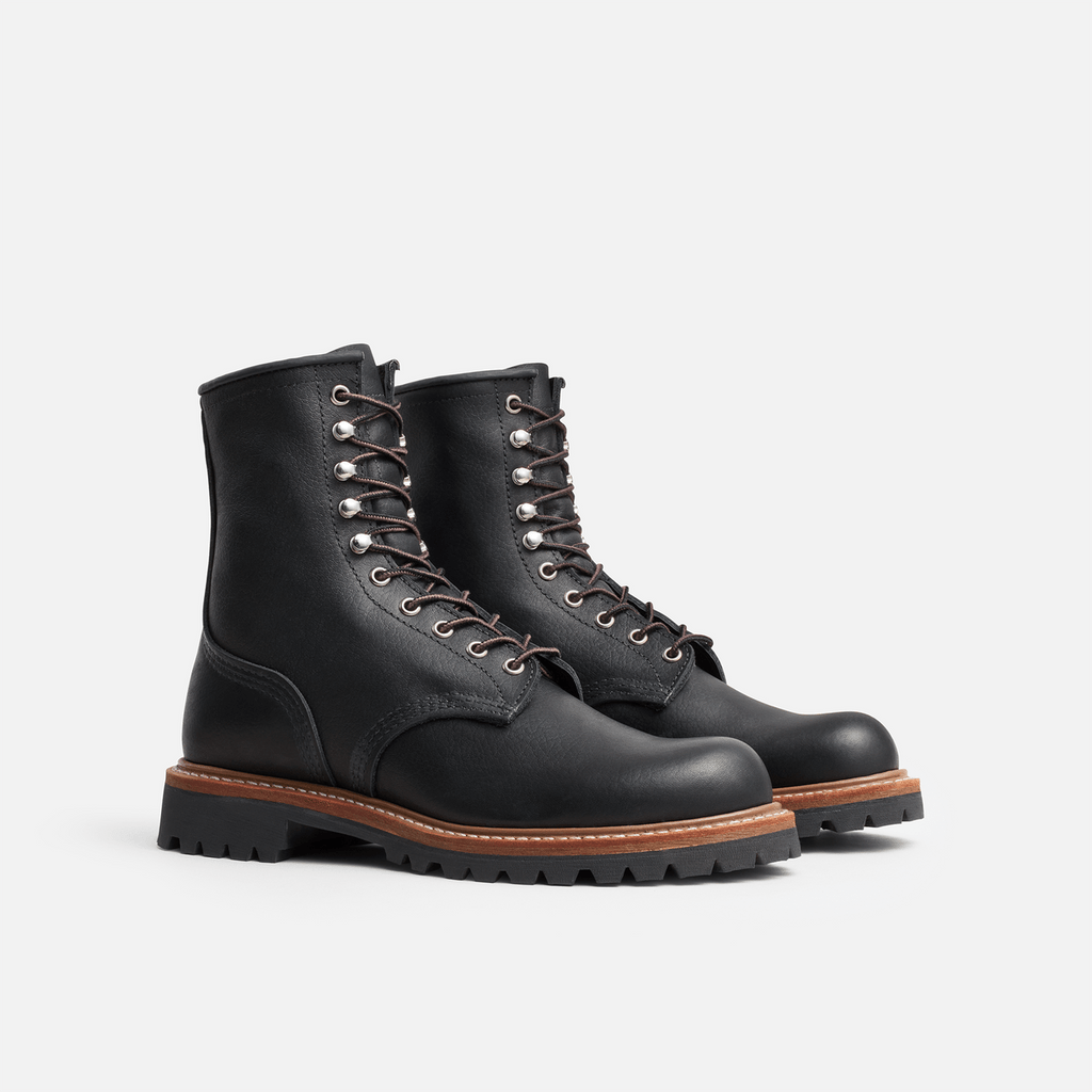 Red Wing 4501 8" Logger - Black Oil Slick