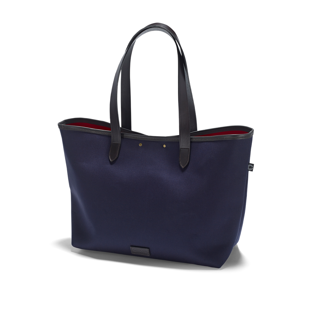 Croots England - Dalby Canvas Wide Tote - NAVY