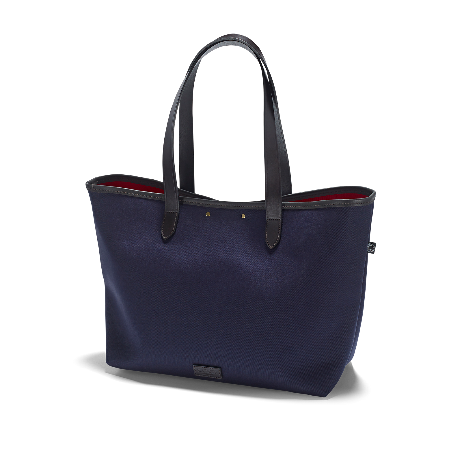 Croots England - Dalby Canvas Wide Tote - NAVY
