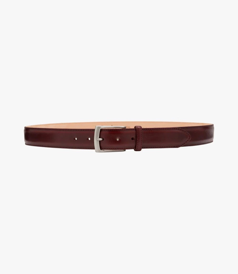 Loake Henry Belt Burgundy