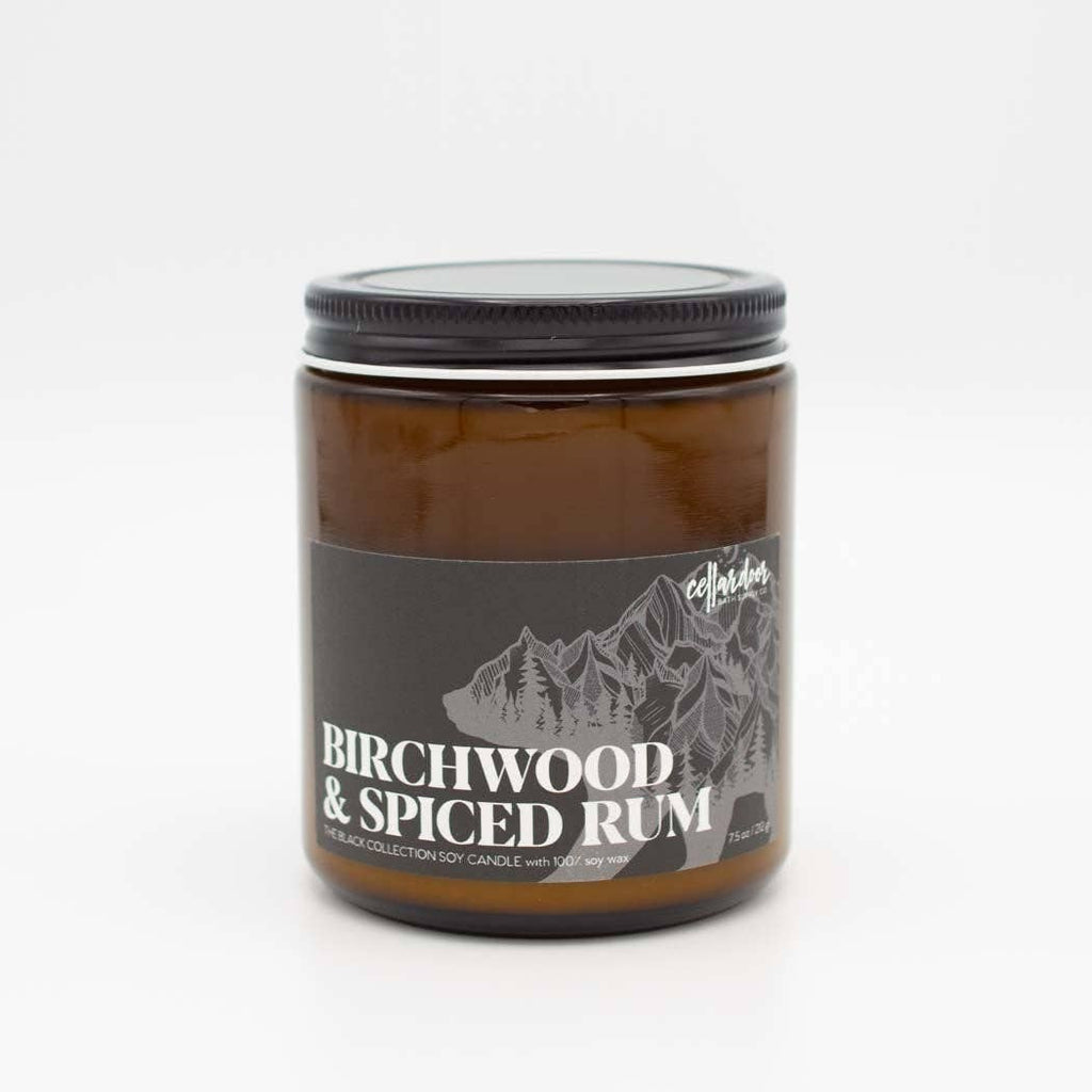 Cellar Door Bath Supply Co. Birchwood & Spiced Rum - 7.5 oz Soy Candle