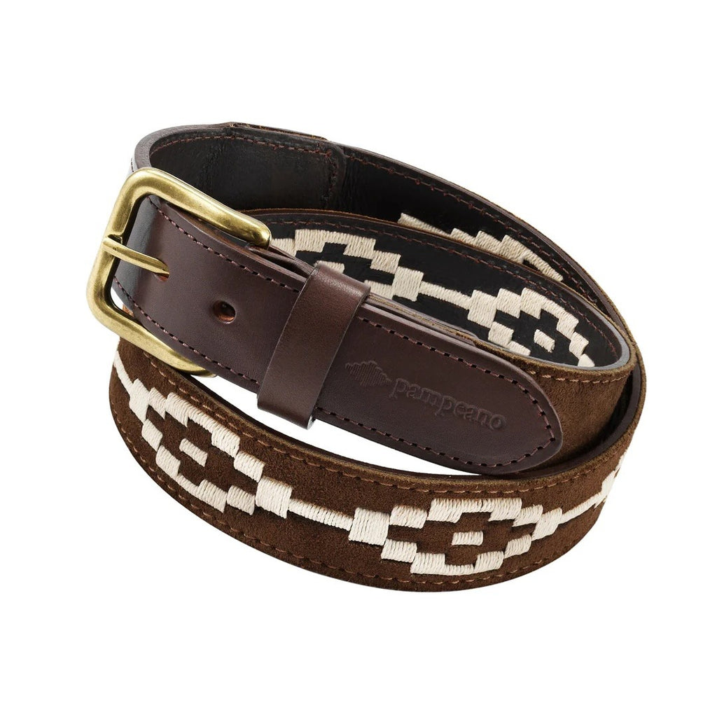 Pampeano Confianza Belt Brown Suede