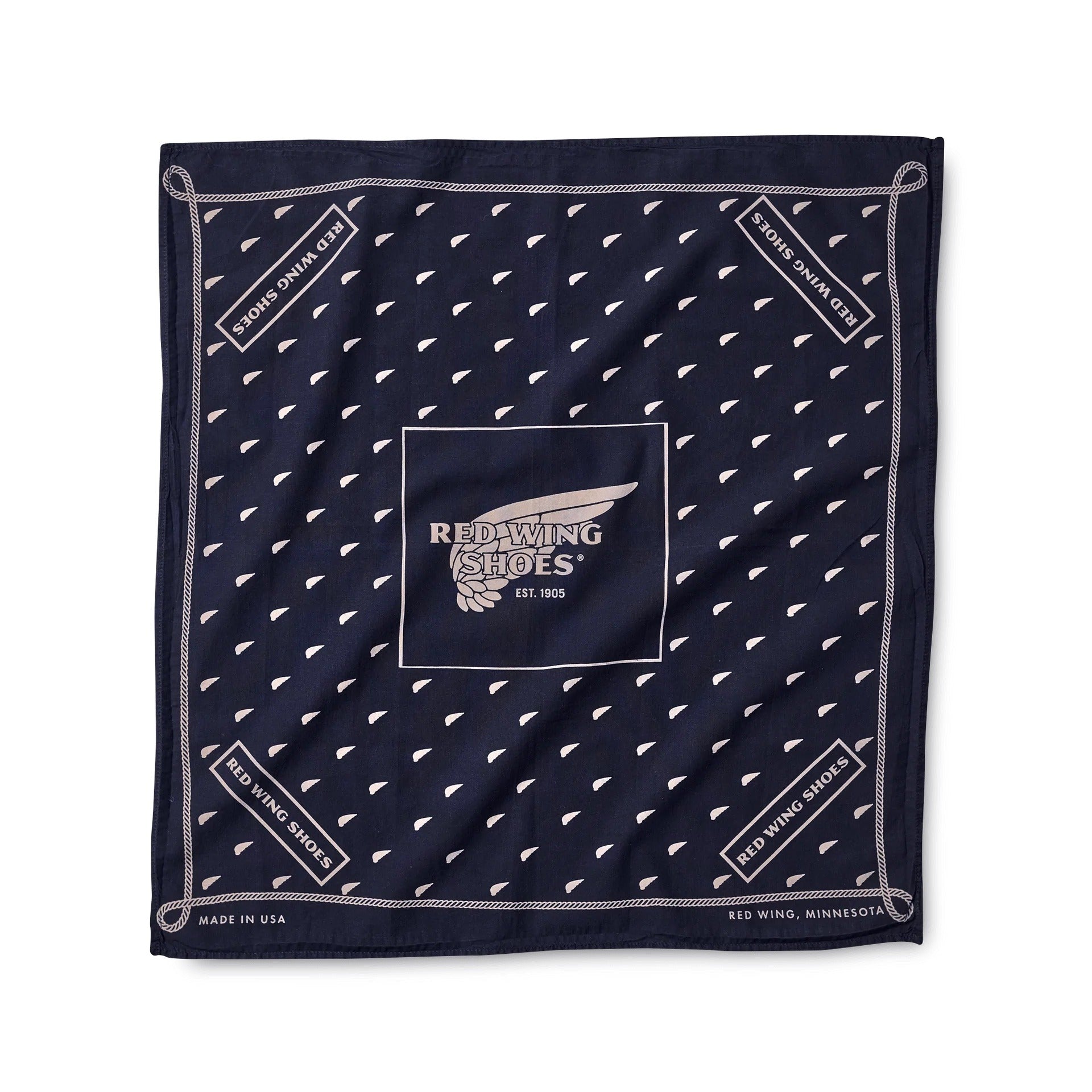 Red Wing Bandana - Navy