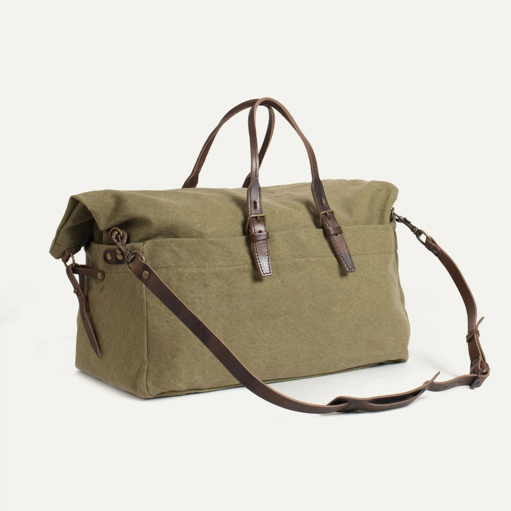 Bleu De Chauffe - Cabine Travel bag - Khaki Stonewashed