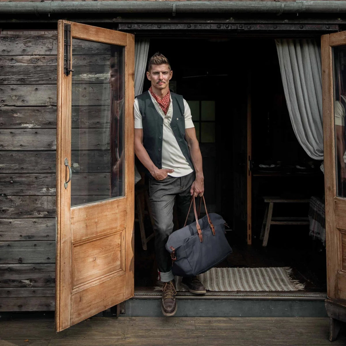 Bleu De Chauffe - Cabine Travel bag - Navy