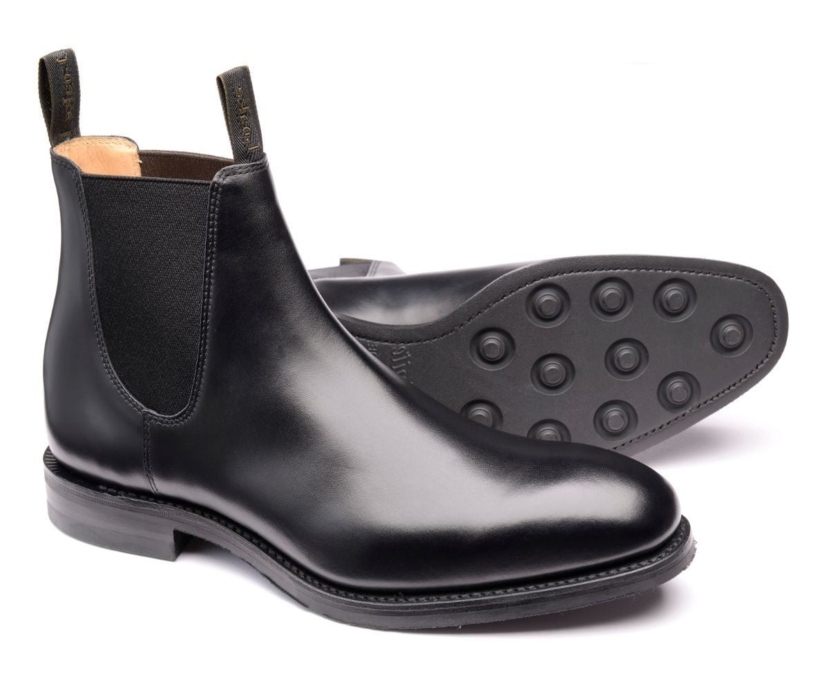 Loake 1880 Chatsworth Black Chelsea Boots