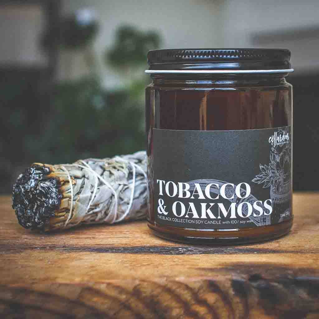 Cellar Door Bath Supply Co. Tobacco & Oakmoss - 7.5 oz Soy Candle