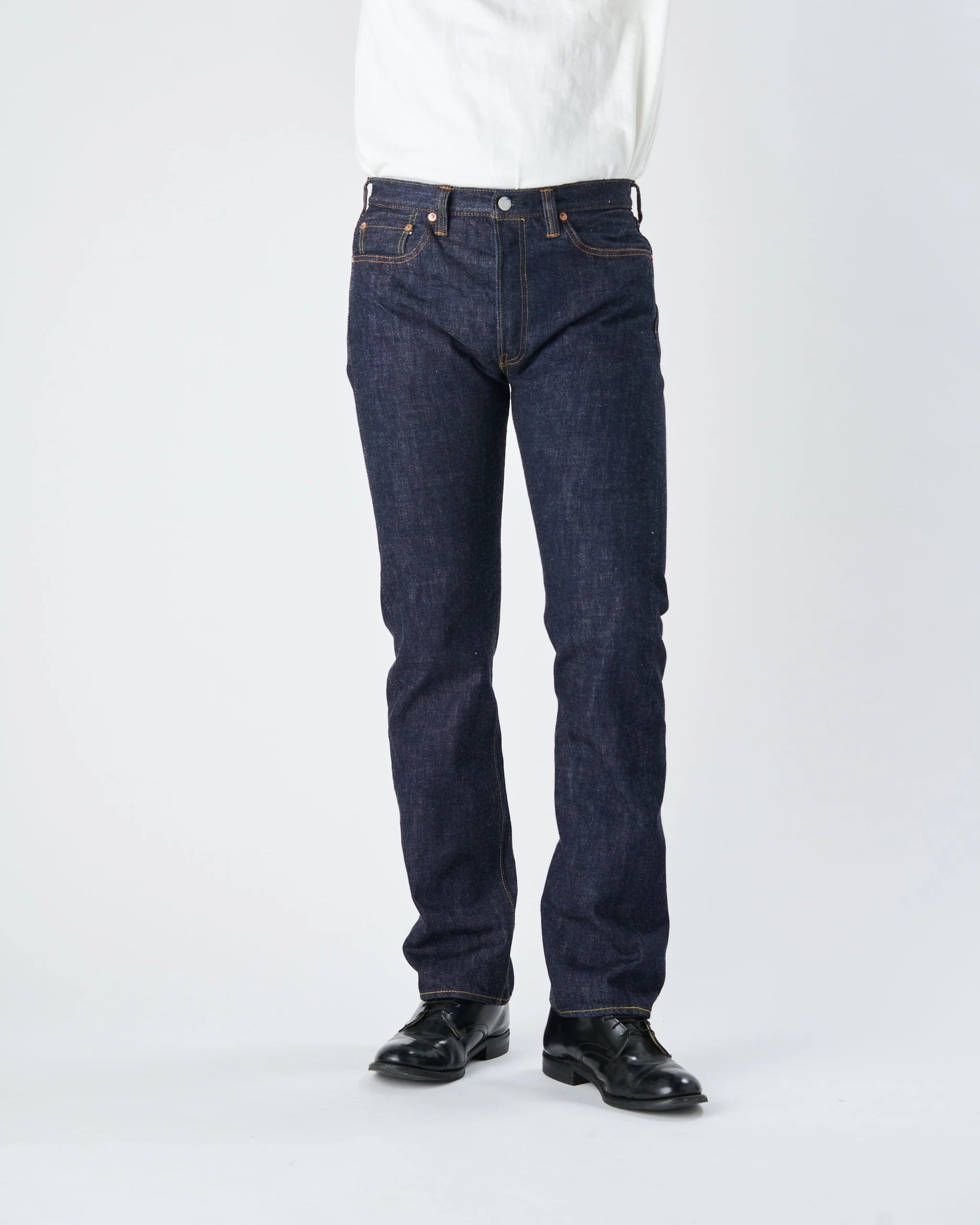 Fullcount 1108W 13.7oz Slim Straight Denim Once Washed Denim