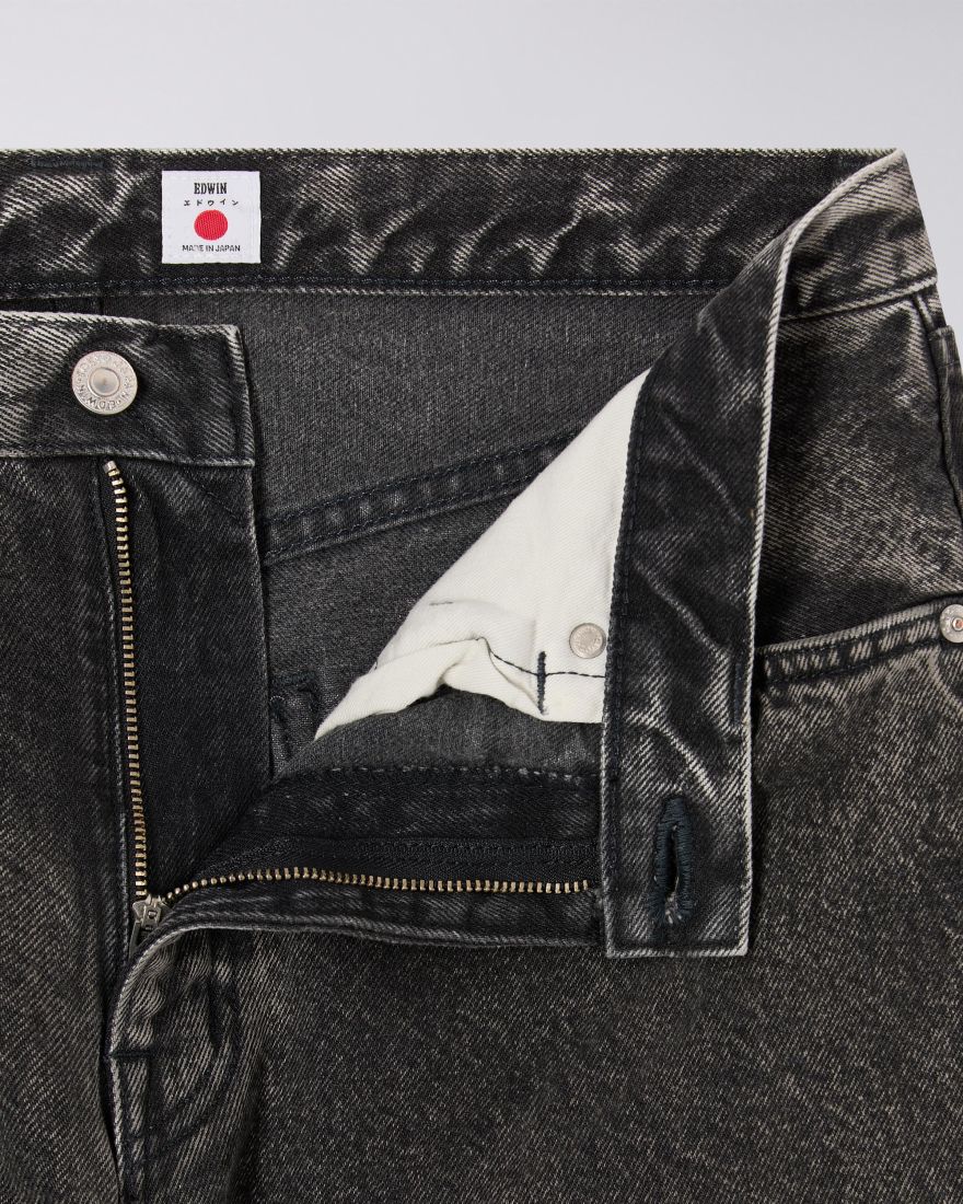 Edwin Made in Japan - Wide Pant - BLACK MID DARK USED - I035105-899B