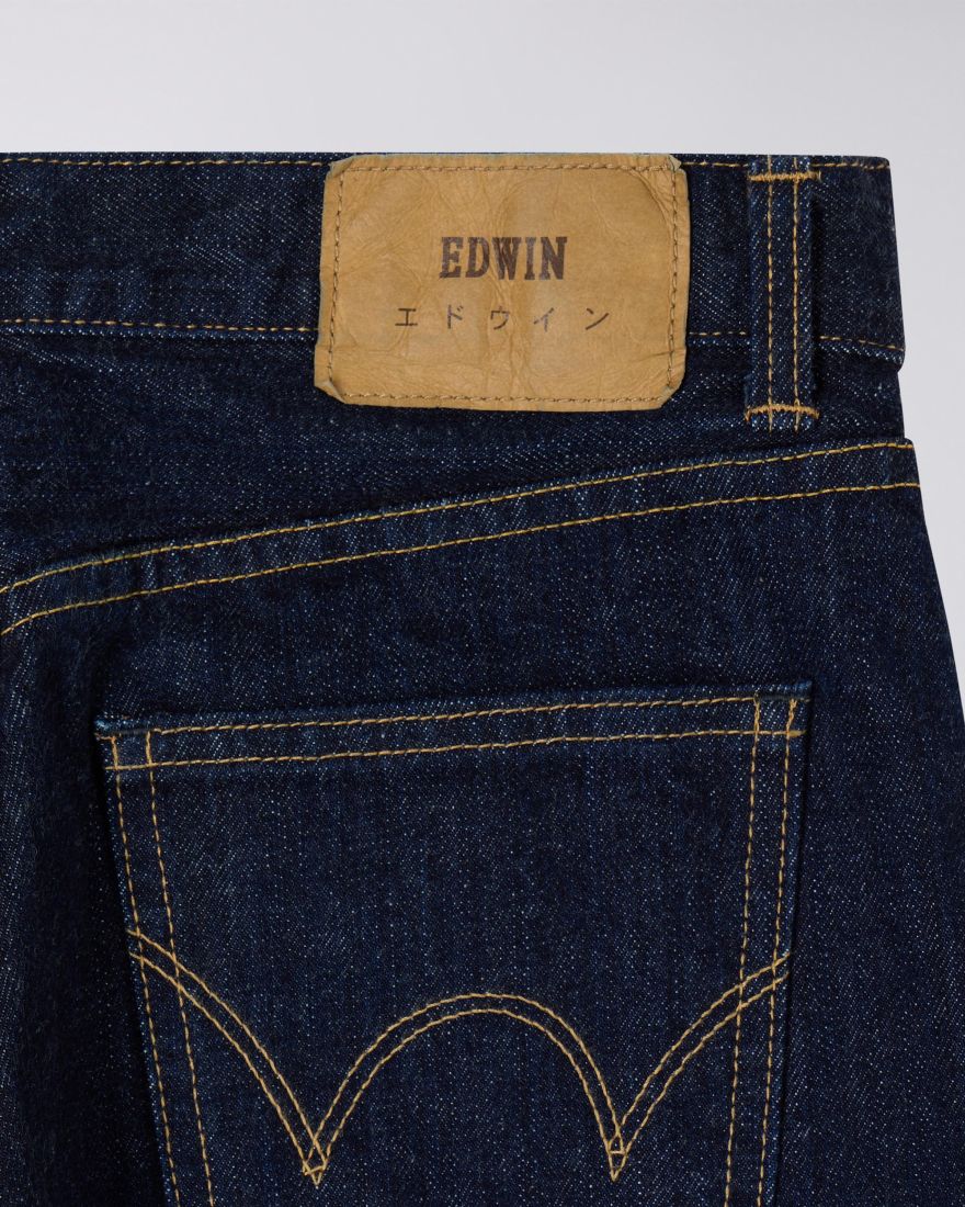 Edwin Made in Japan - Womens Straight Janis Pant - Indigo Rinsed