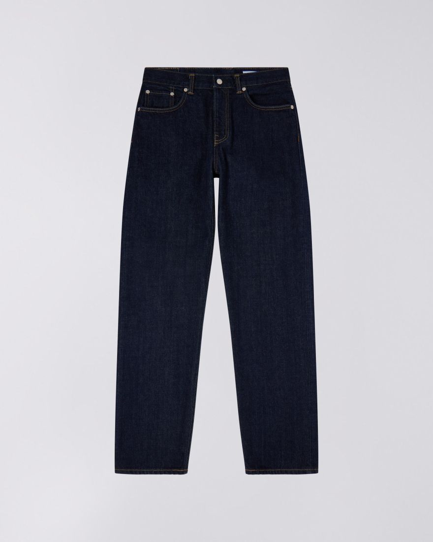 Edwin Made in Japan - Womens Straight Janis Pant - Indigo Rinsed