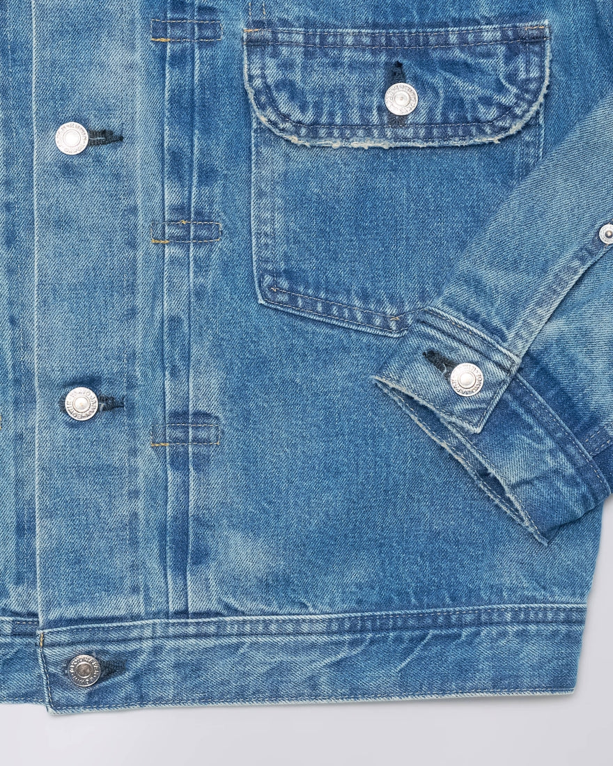 Edwin Made in Japan 13.5oz Denim Jacket Blue-Light Used