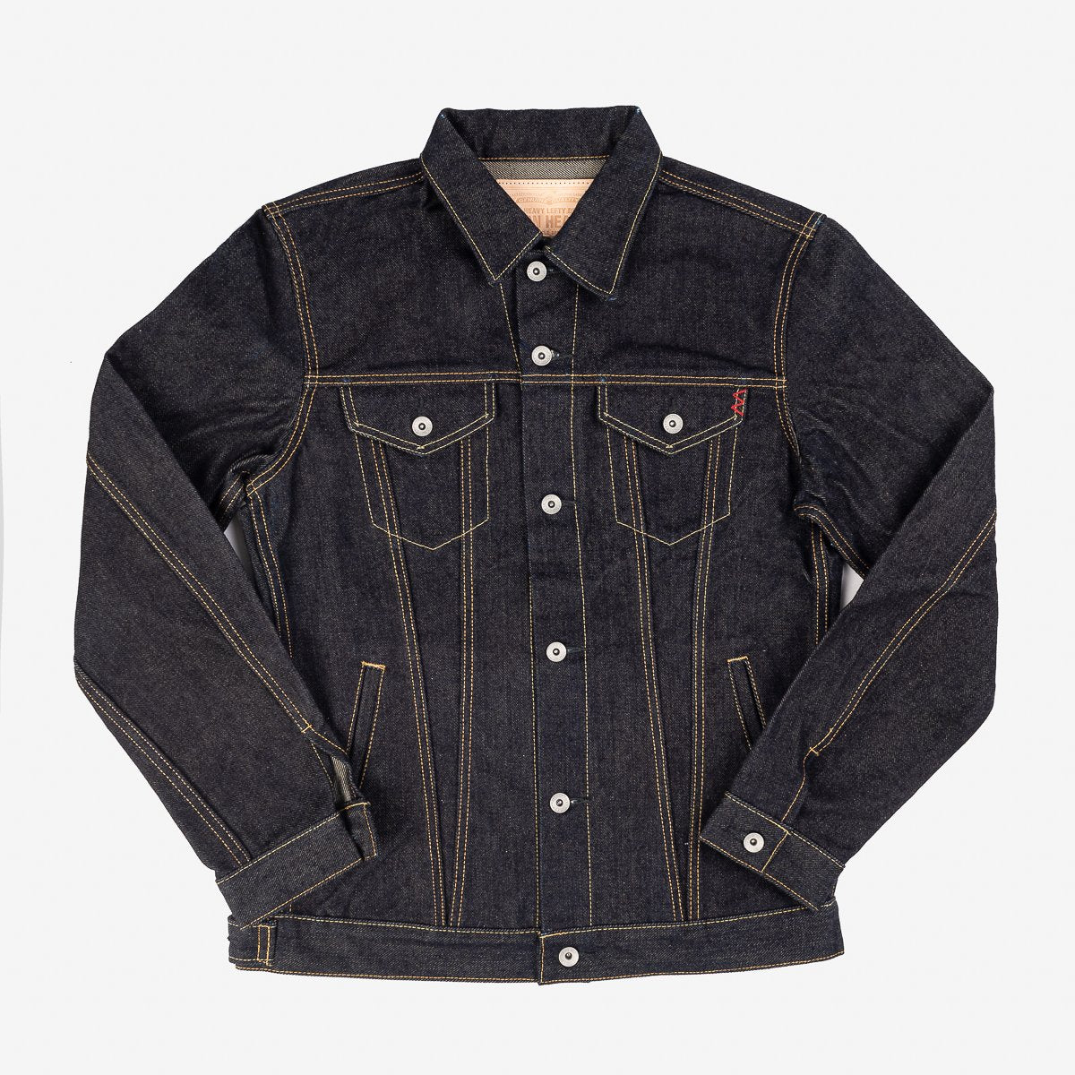Iron Heart IH-526L 19oz Left-Hand Twill Selvedge Denim Type III Jacket - Indigo