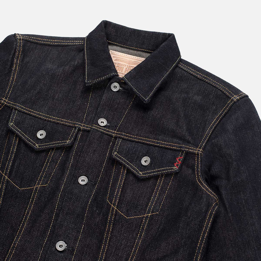 Iron Heart IH-526L 19oz Left-Hand Twill Selvedge Denim Type III Jacket - Indigo