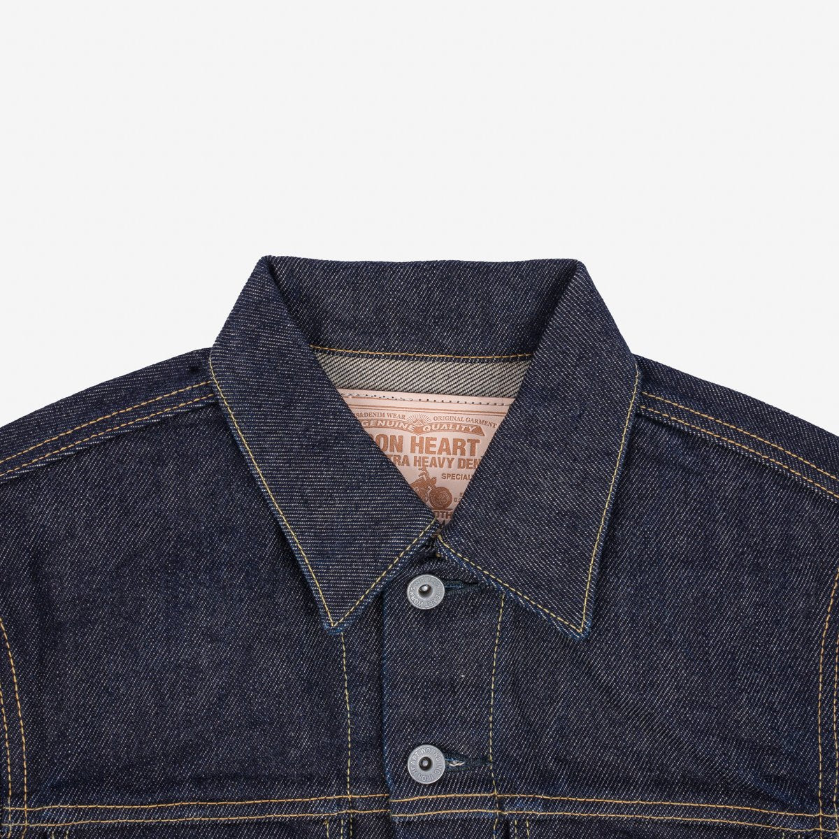 Iron Heart IHSH-526PJ Indigo 21oz Selvedge Denim Modified Type III Jacket