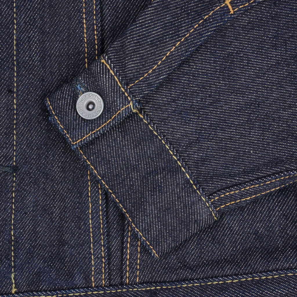 Iron Heart IHSH-526PJ Indigo 21oz Selvedge Denim Modified Type III Jacket
