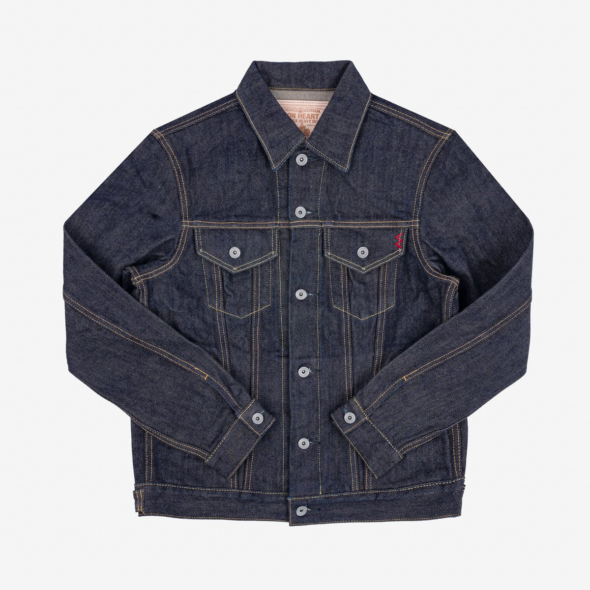Iron Heart IHSH-526PJ Indigo 21oz Selvedge Denim Modified Type III Jacket