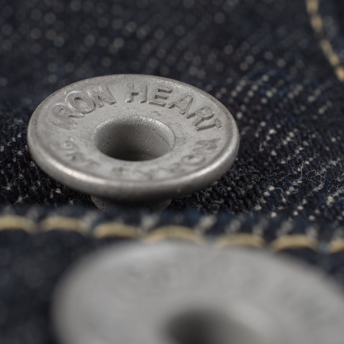 Iron Heart IH-526SV - 21oz Selvedge Denim Modified Type III Vest - Indigo