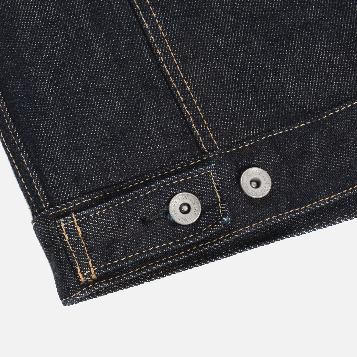 Iron Heart IH-526SV - 21oz Selvedge Denim Modified Type III Vest - Indigo