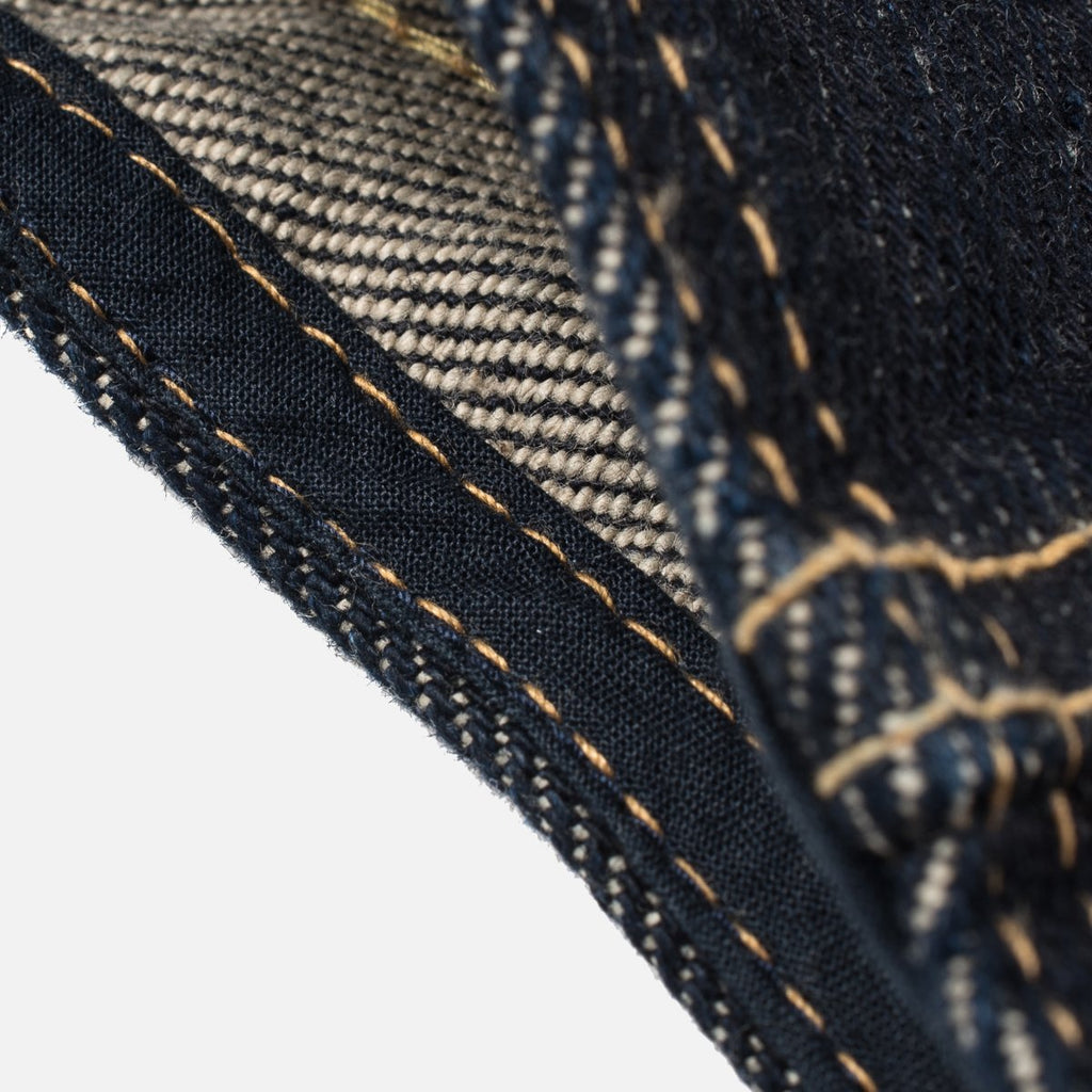 Iron Heart IH-526SV - 21oz Selvedge Denim Modified Type III Vest - Indigo