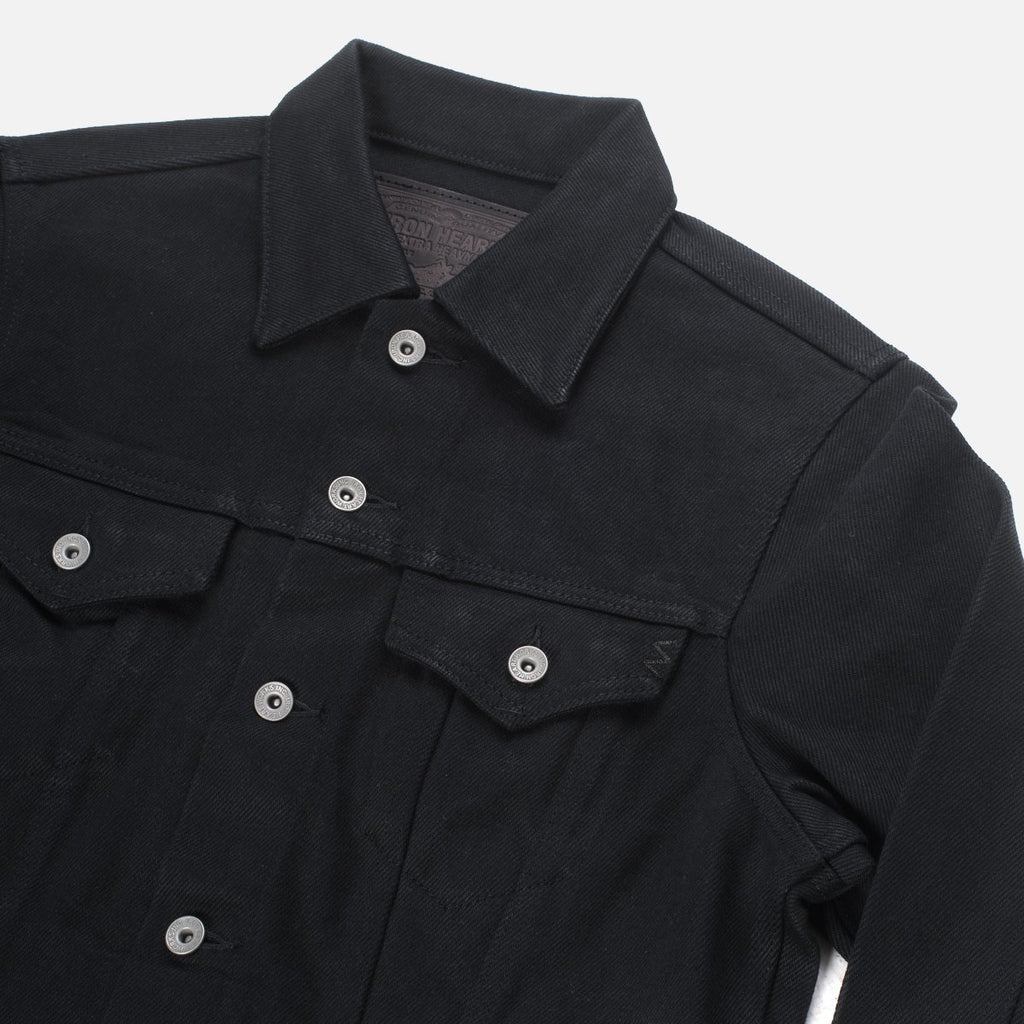 IRON HEART - IH-9526PJ - 21oz Non-Fade Denim Modified Type III - Superblack