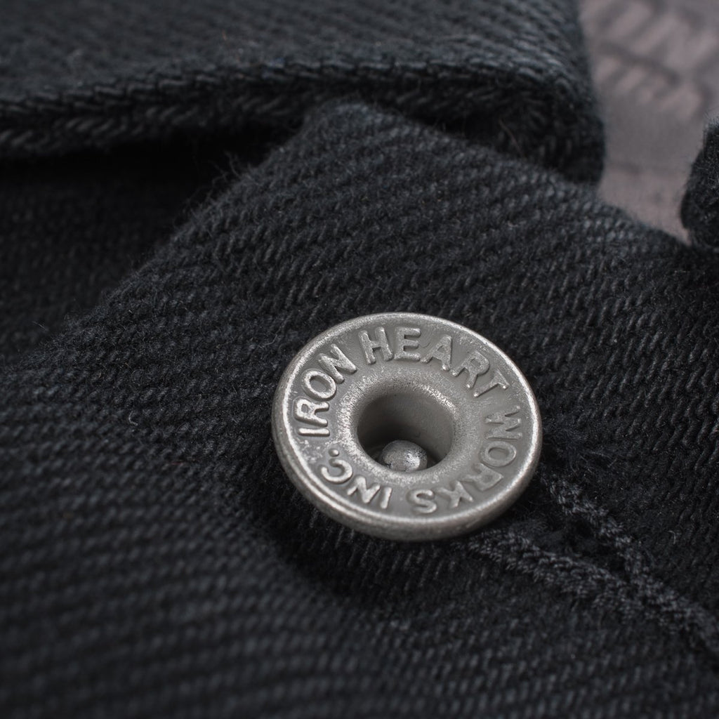 IRON HEART - IH-9526PJ - 21oz Non-Fade Denim Modified Type III - Superblack