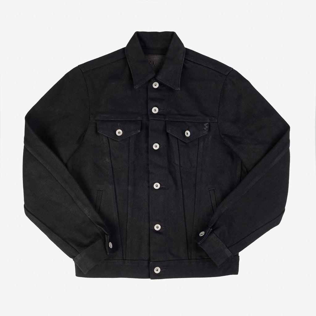 IRON HEART - IH-9526PJ - 21oz Non-Fade Denim Modified Type III - Superblack