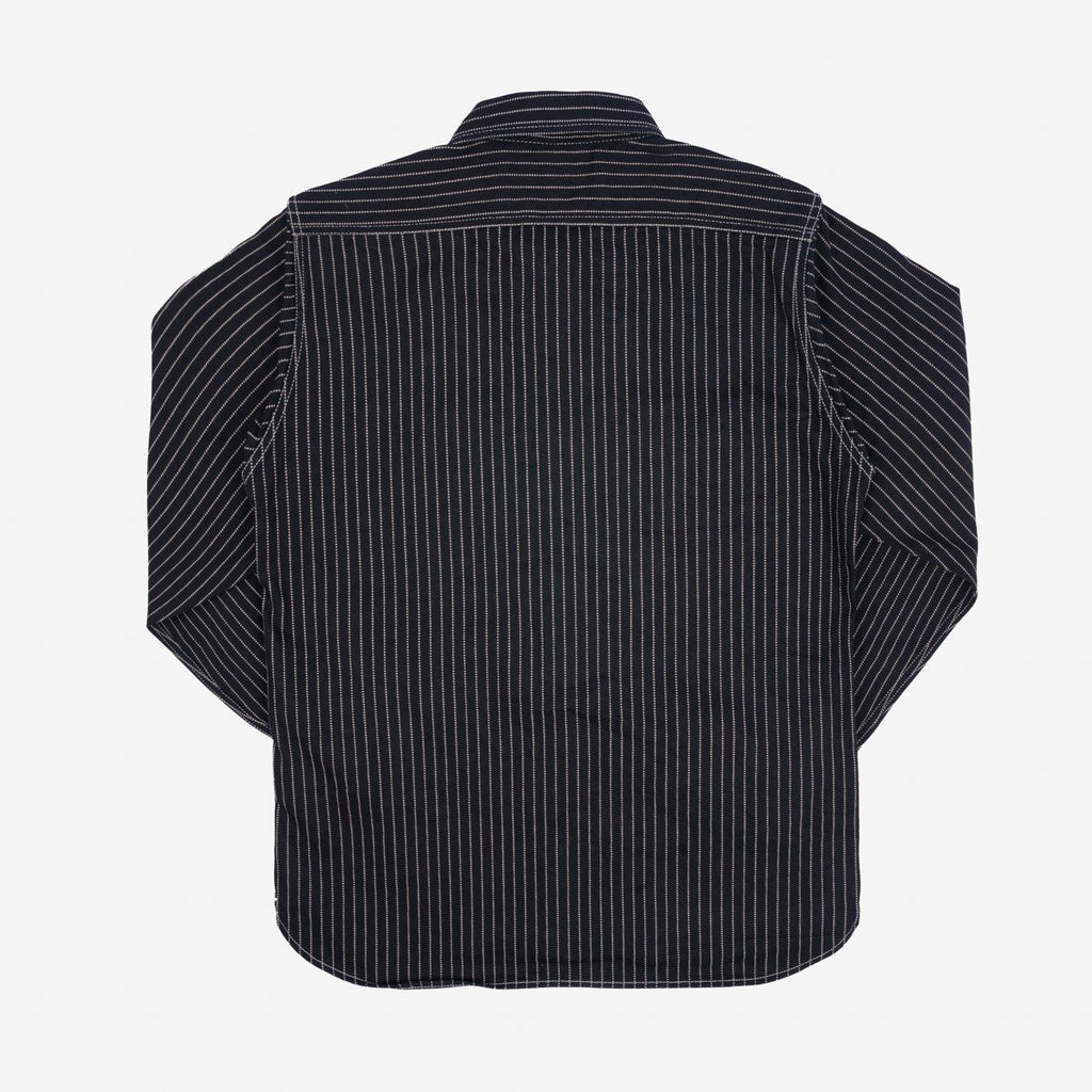 Iron Heart - IHSH-266-BLK - 12oz Wabash Work Shirt - Black With Black Buttons