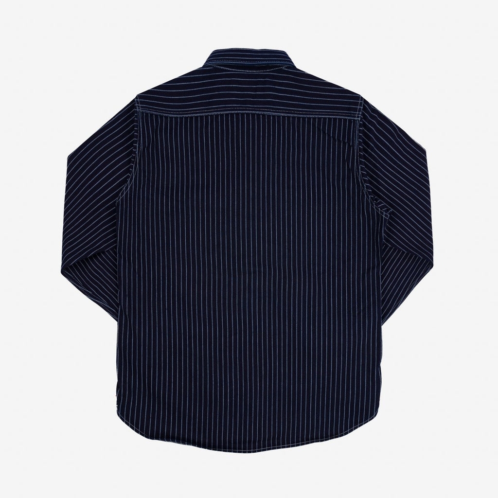 Iron Heart - IHSH-266-IND - 12oz Wabash Work Shirt - Indigo With Black Buttons