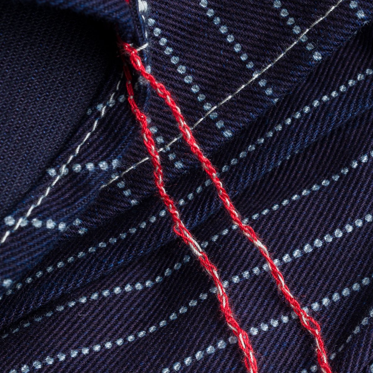 Iron Heart - IHSH-266-IND - 12oz Wabash Work Shirt - Indigo With Black Buttons