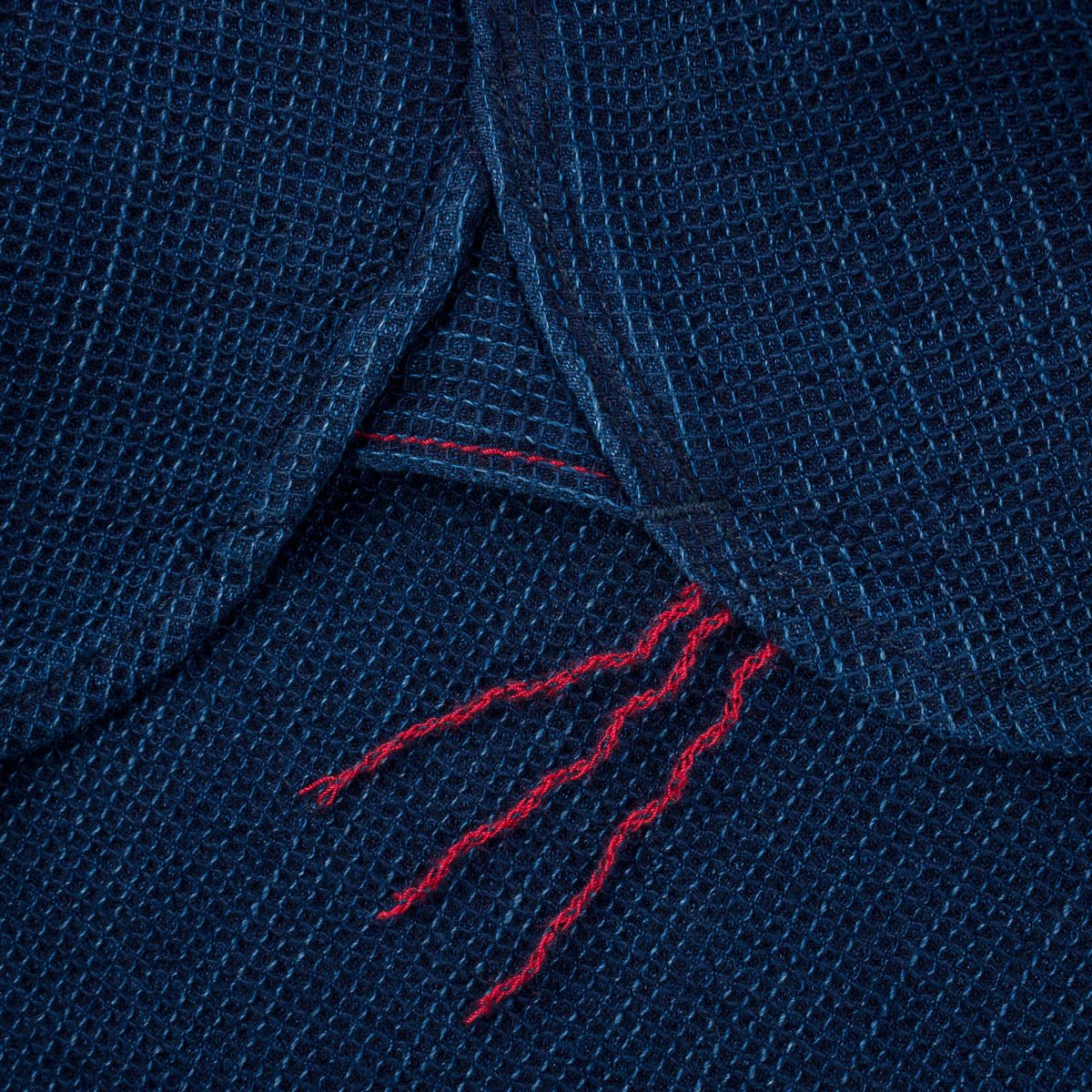 Iron Heart IHSH-96-IND Waffle Work Shirt - Indigo