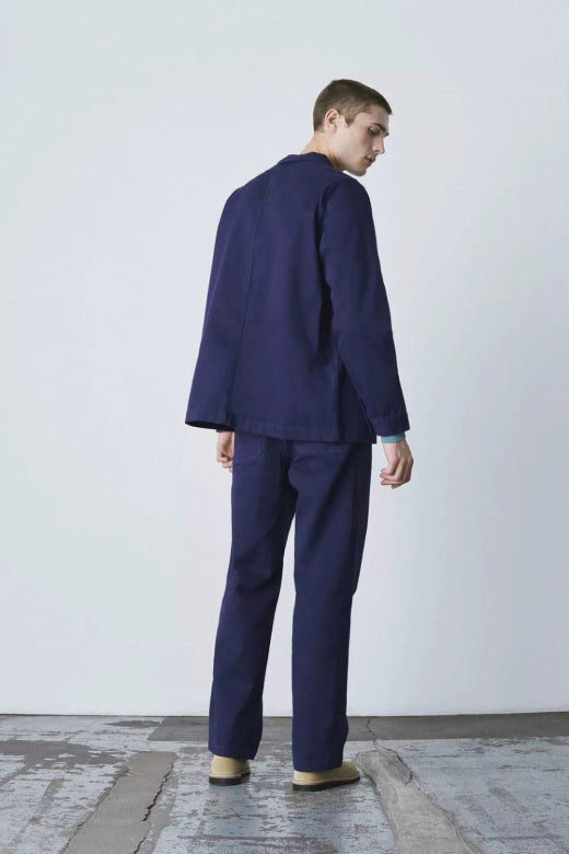 Le Mont St. Michel Paul twill Serge Work Trousers Navy