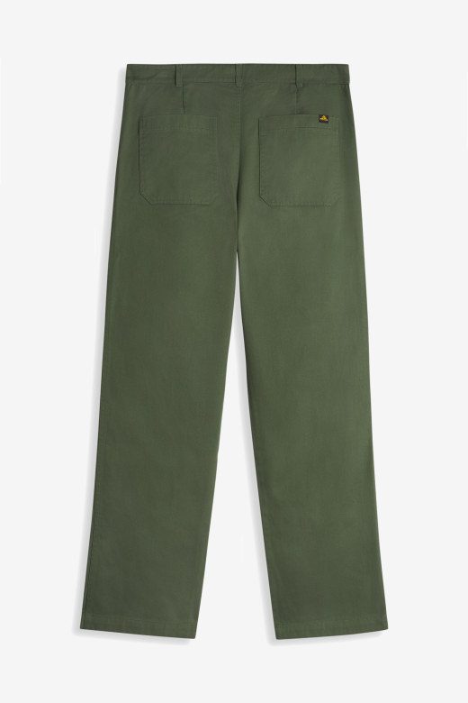 Le Mont St. Michel Paul twill Serge Work Trousers Cactus