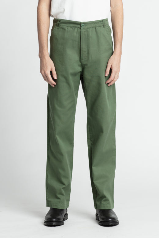 Le Mont St. Michel Paul twill Serge Work Trousers Cactus