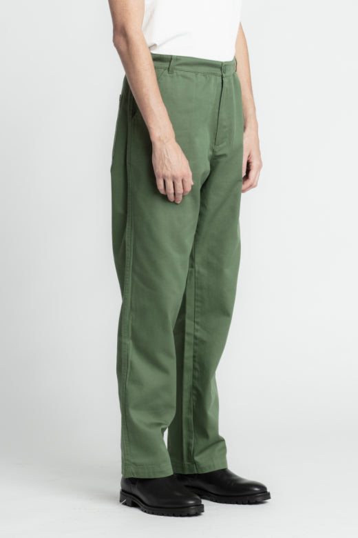 パンツ 50-60s LE MONT ST MICHEL Work Pants Le Mont St. Michel Paul twill Serge Work Trousers Cactus – Pinkomo