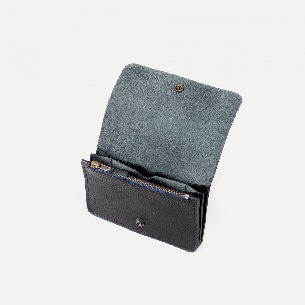 Bleu De Chauffe - Grisbi wallet Black