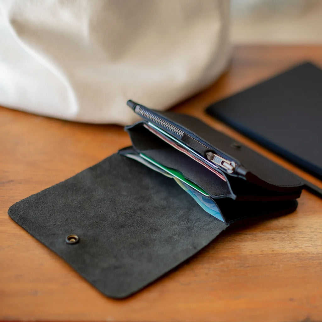 Bleu De Chauffe - Grisbi wallet Black