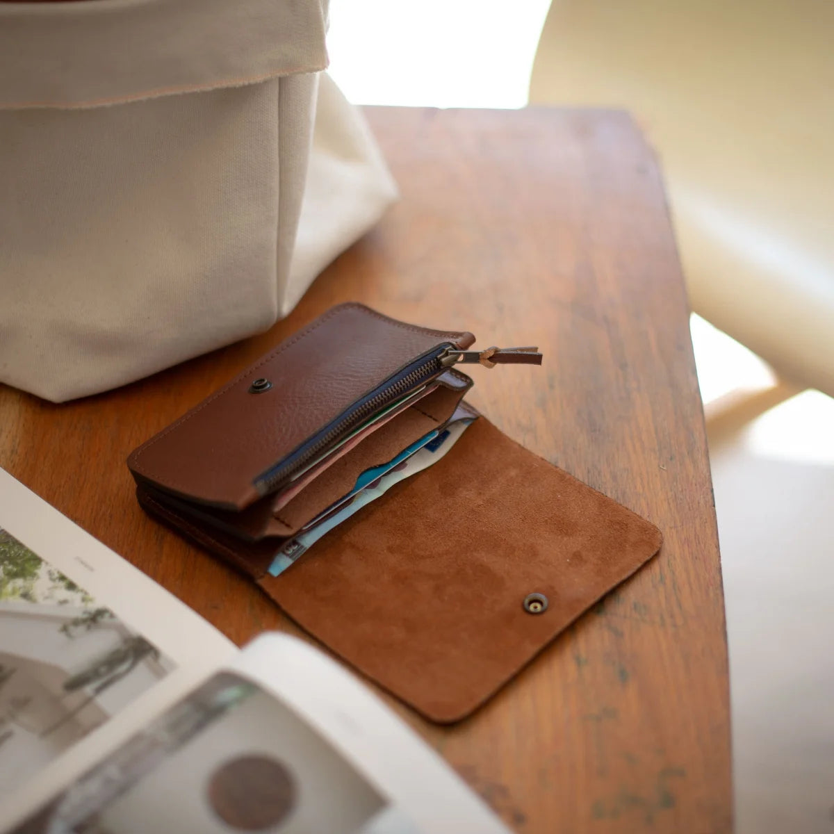 Bleu De Chauffe - Grisbi wallet Amber