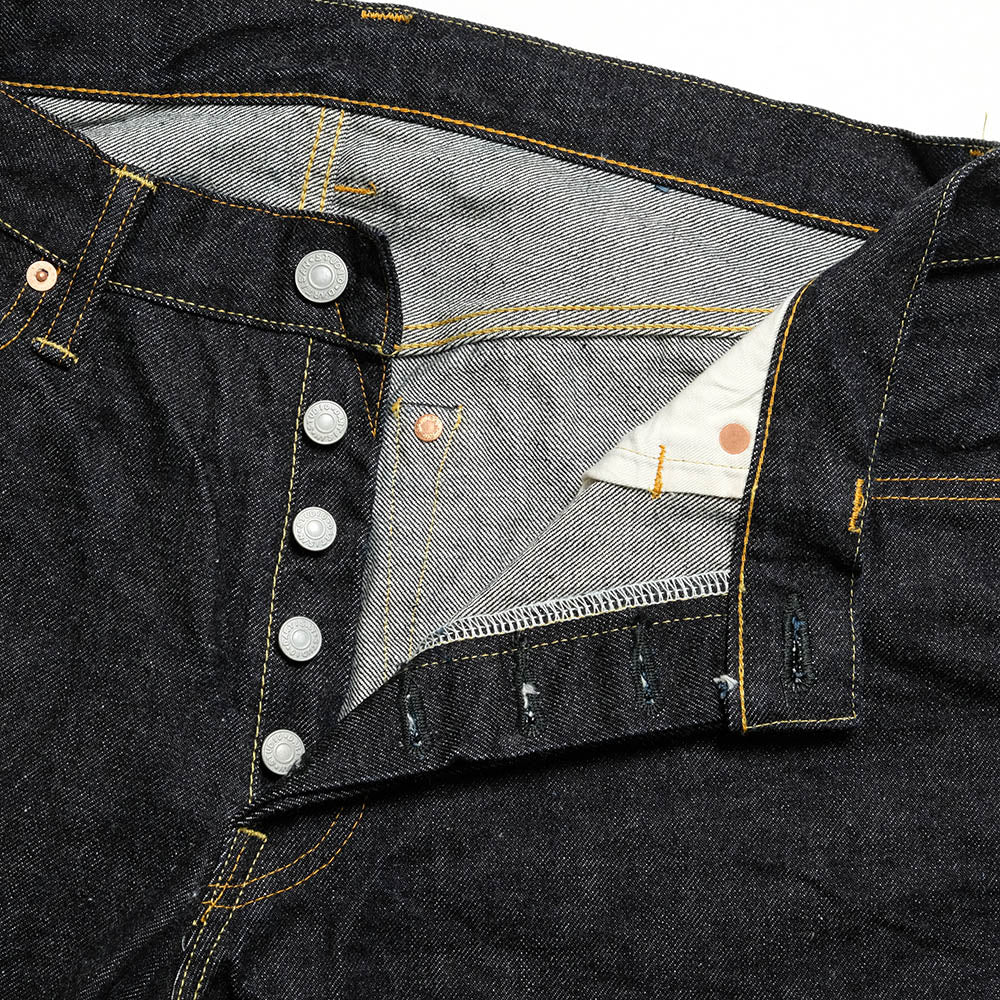 Studio D'Artisan SD101 Straight 15oz Indigo Denim Jeans (Rinsed)