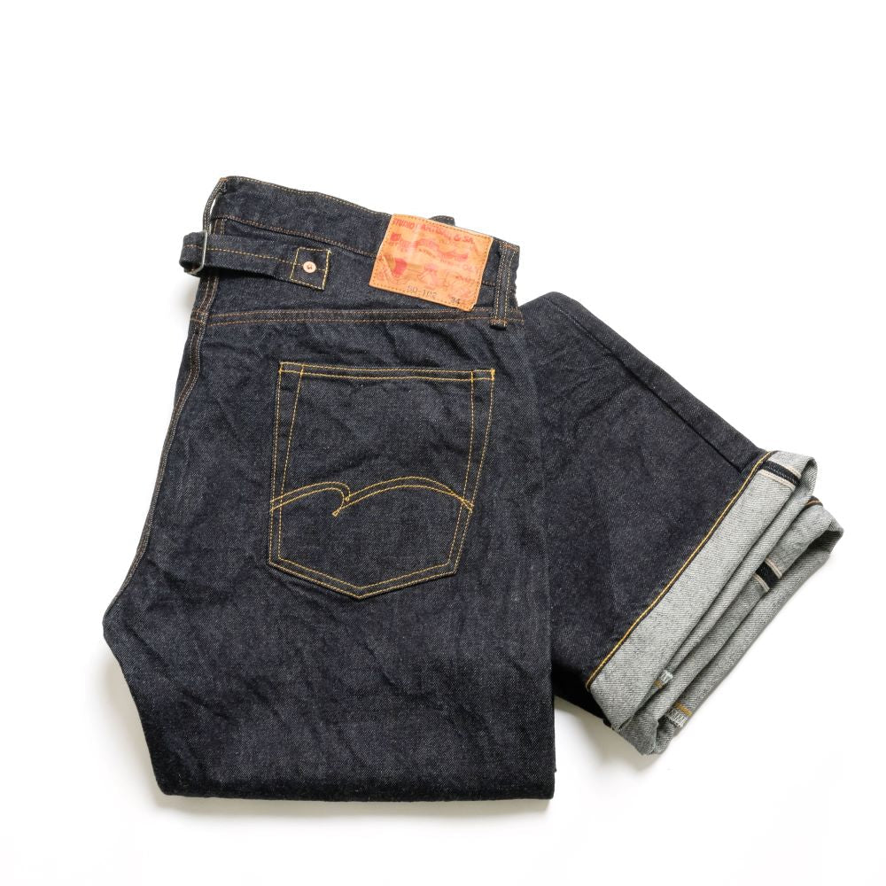 Studio D'Artisan SD102-CB 15oz Cinch-back jeans loose straight(Rinsed)