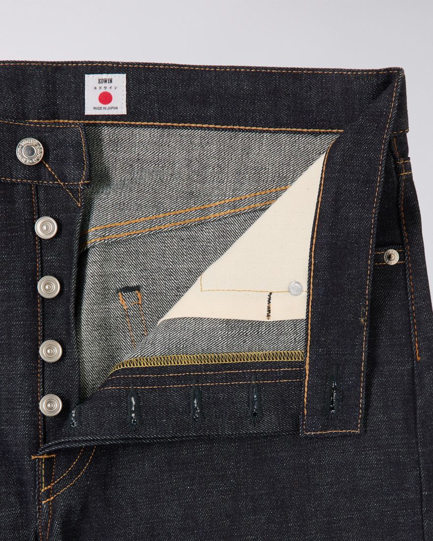 Edwin Made in Japan, Regular Straight, 14oz Kurabo Recycle Red Selvage Denim