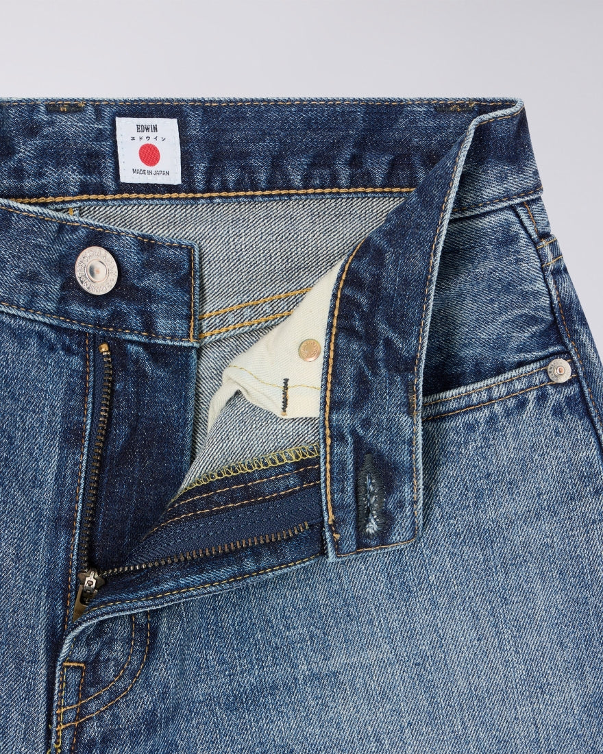 Edwin Made in Japan - Womens Janis Straight - Dark Used - 14oz Kurabo Selvage