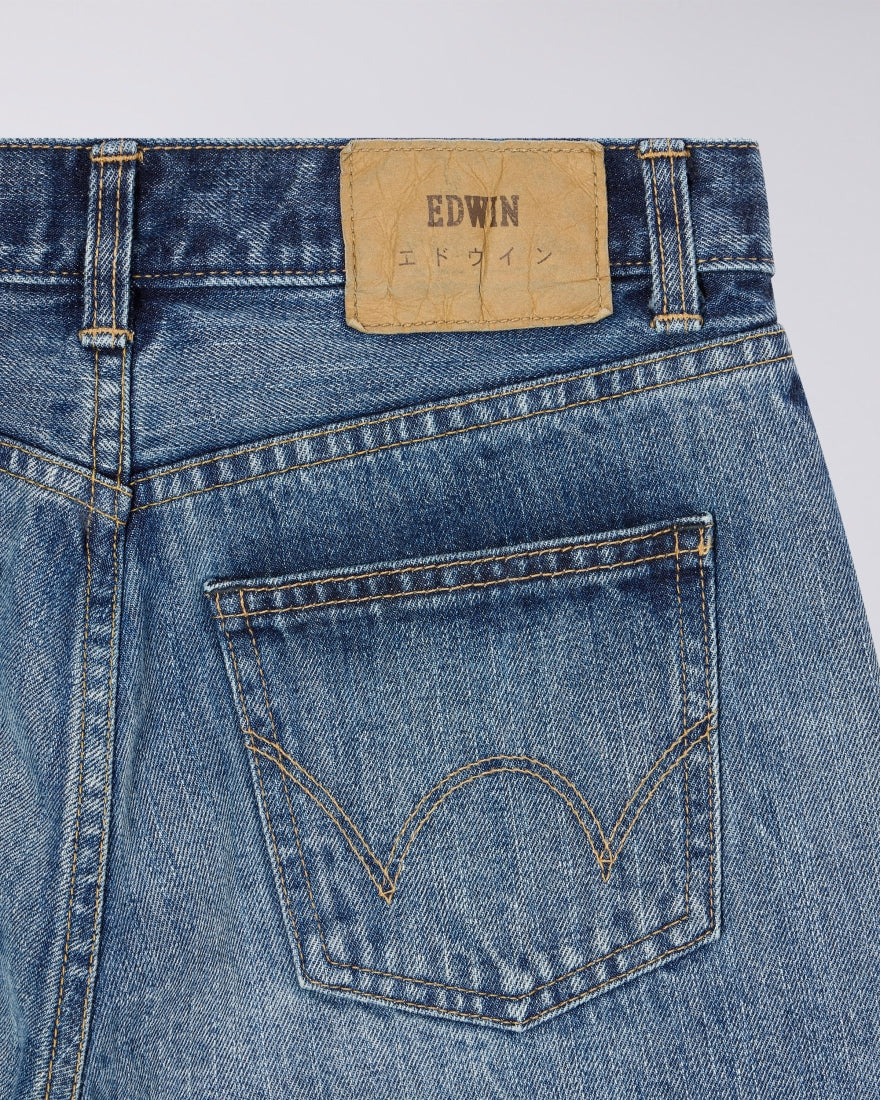 Edwin Made in Japan - Womens Janis Straight - Dark Used - 14oz Kurabo Selvage