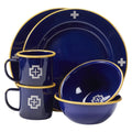 Pendleton - Camp Enamelware Set Of Two - Navy / Cross