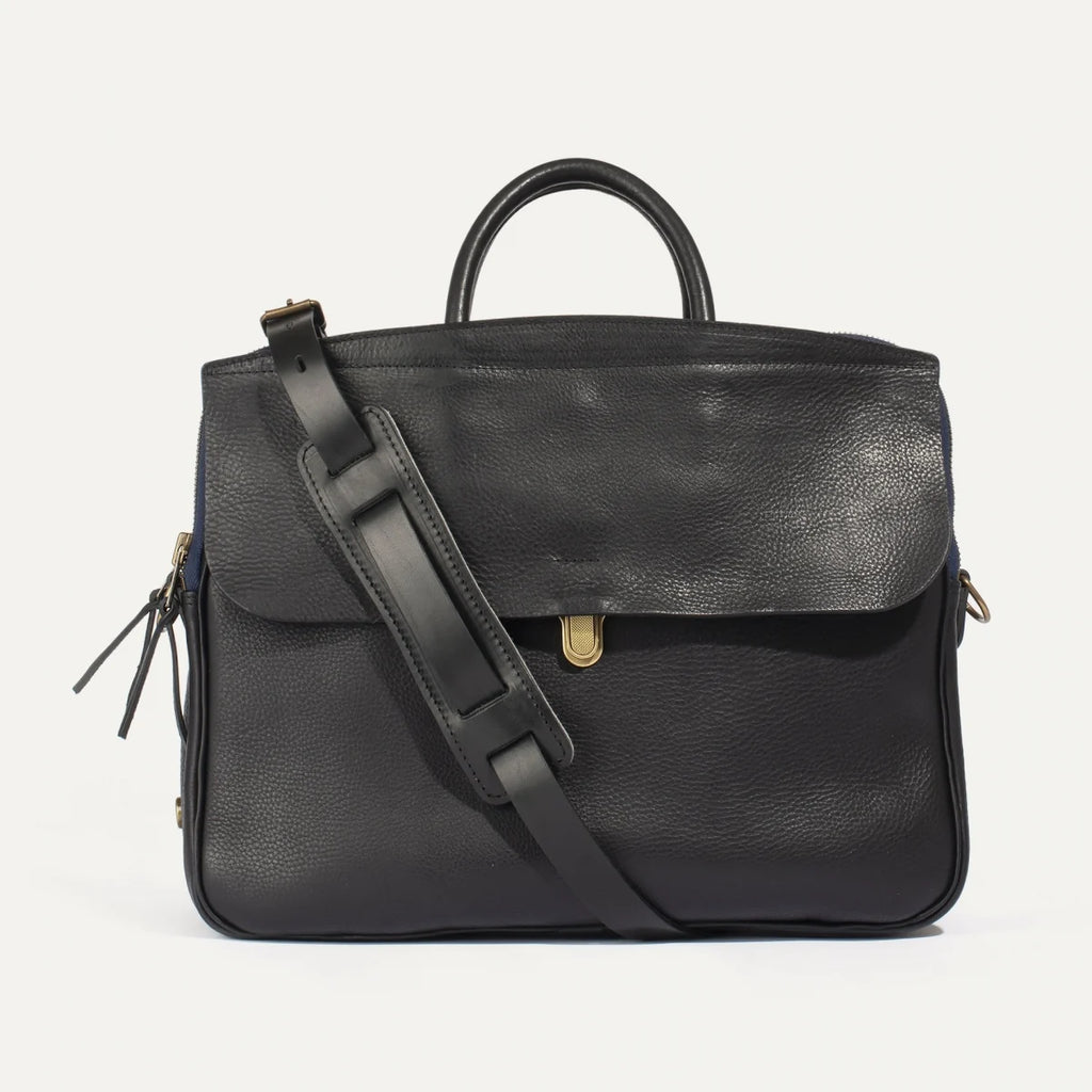 Bleu De Chauffe - Zeppo Solo Business bag Black