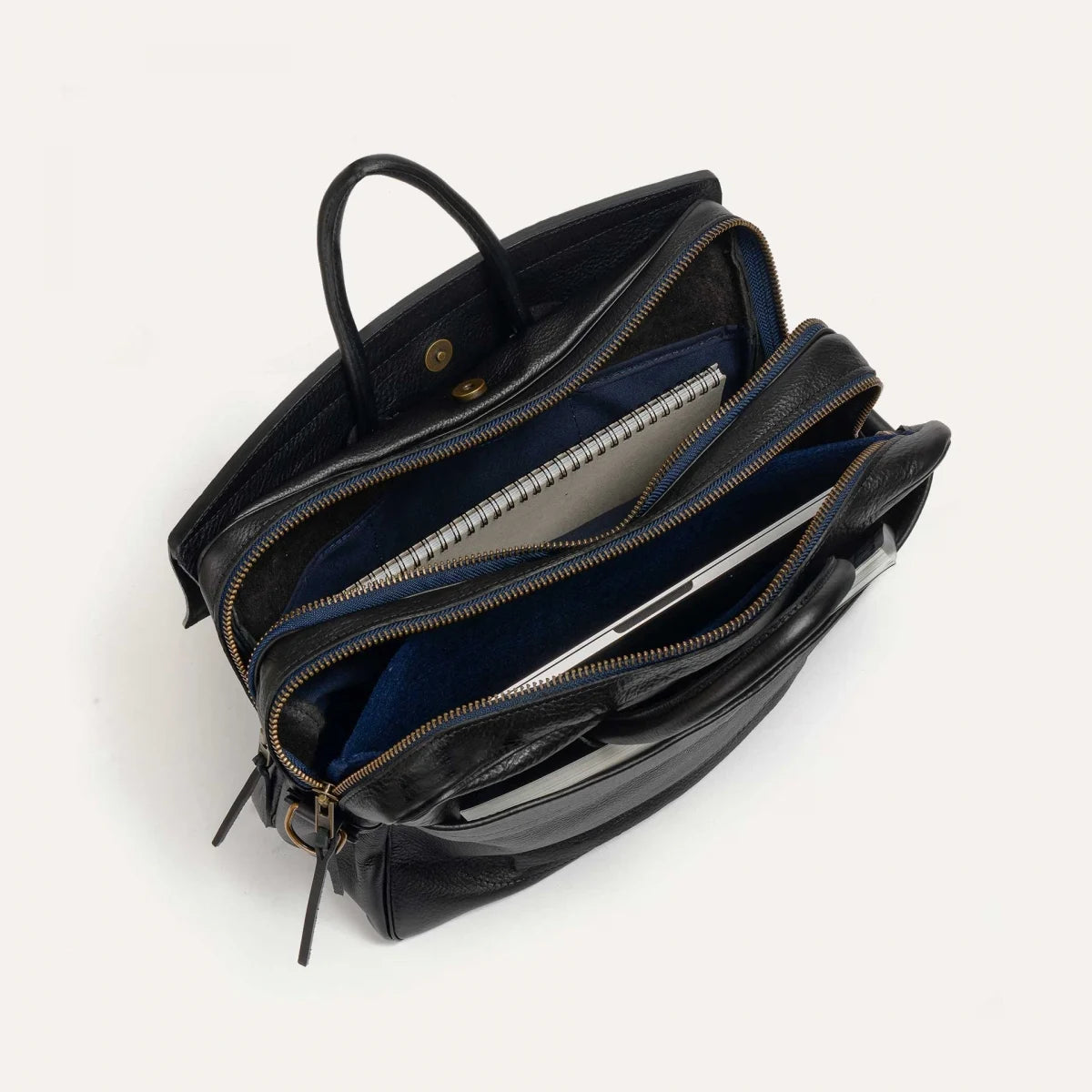 Bleu De Chauffe - Zeppo Solo Business bag Black