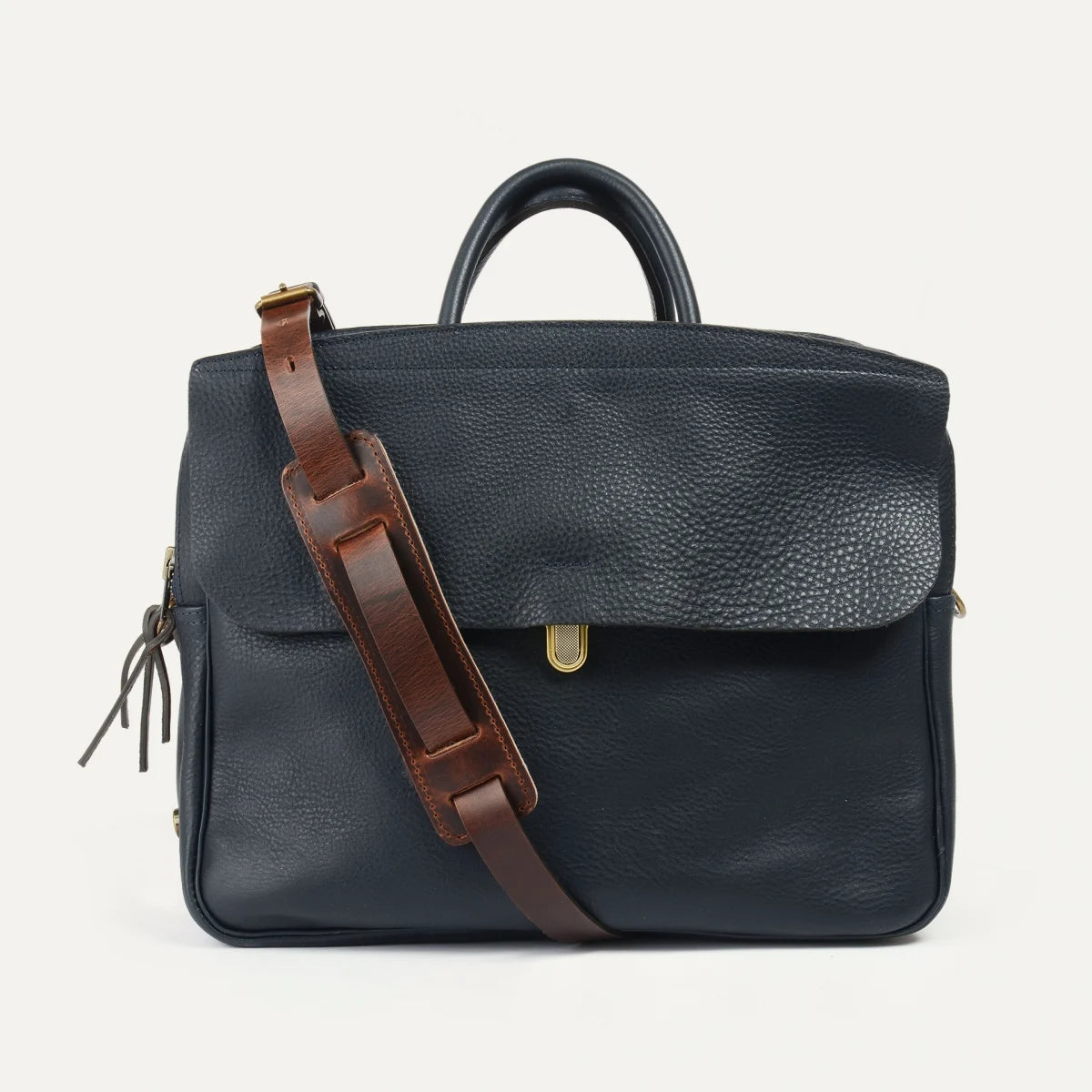 Bleu De Chauffe - Zeppo Solo Business bag Navy