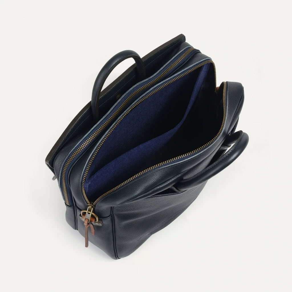 Bleu De Chauffe - Zeppo Solo Business bag Navy