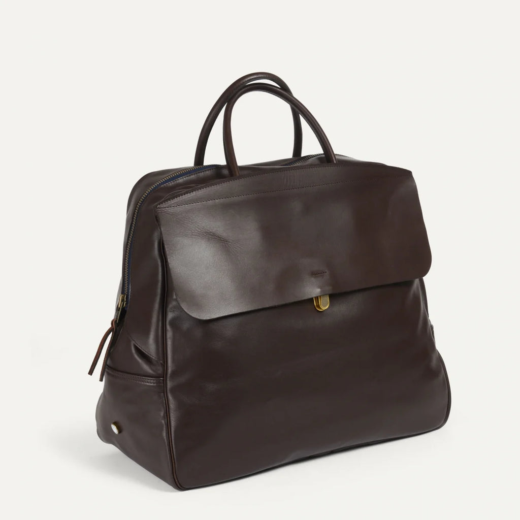 Bleu De Chauffe - Zoom Liscio Travel Bag Brown